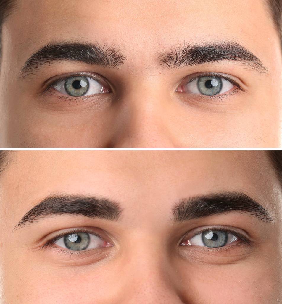 Sourcils homme